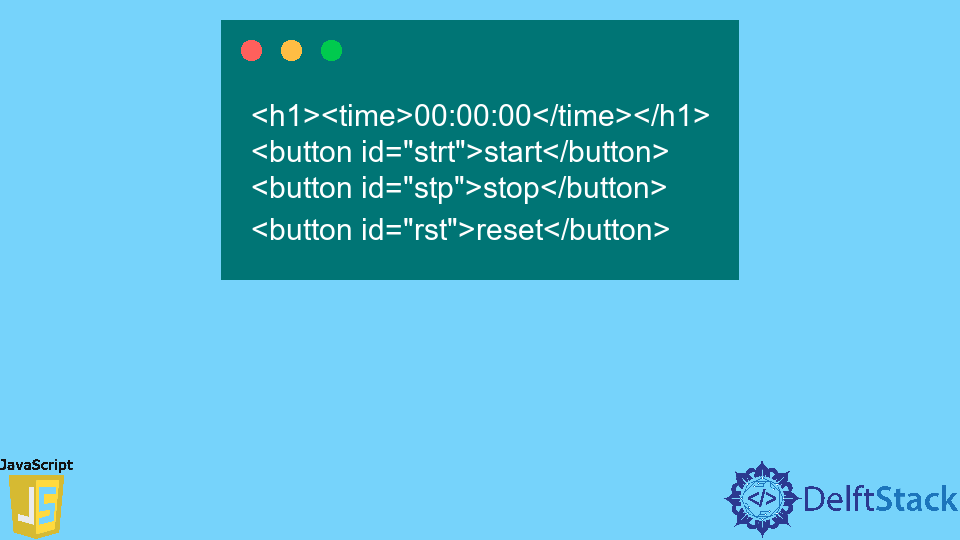 JavaScript Stoppuhr Delft Stack